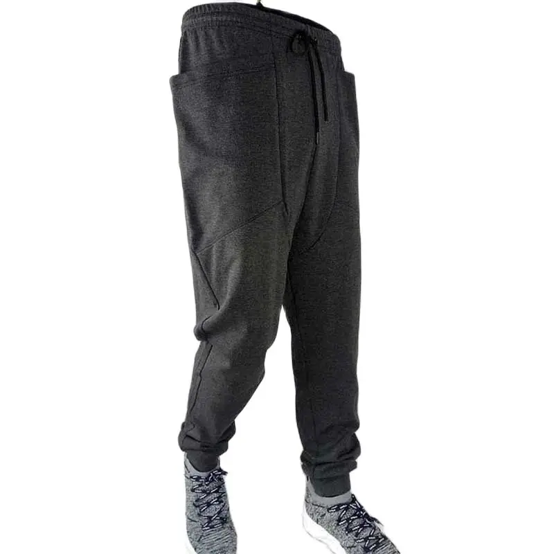 Мужские спортивные брюки с заниженной промежностью модные облегающие