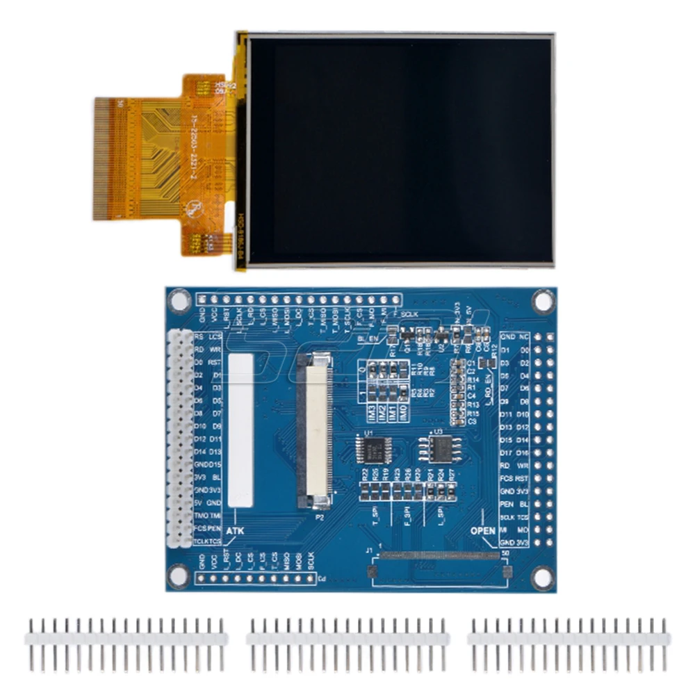 52Pi TFT28 Display + Touch Panel PCB 2.8 Inch TFT LCD Screen Module 320*240 ILI9341 for Raspberry Pi 4 B / All Models | Компьютеры и