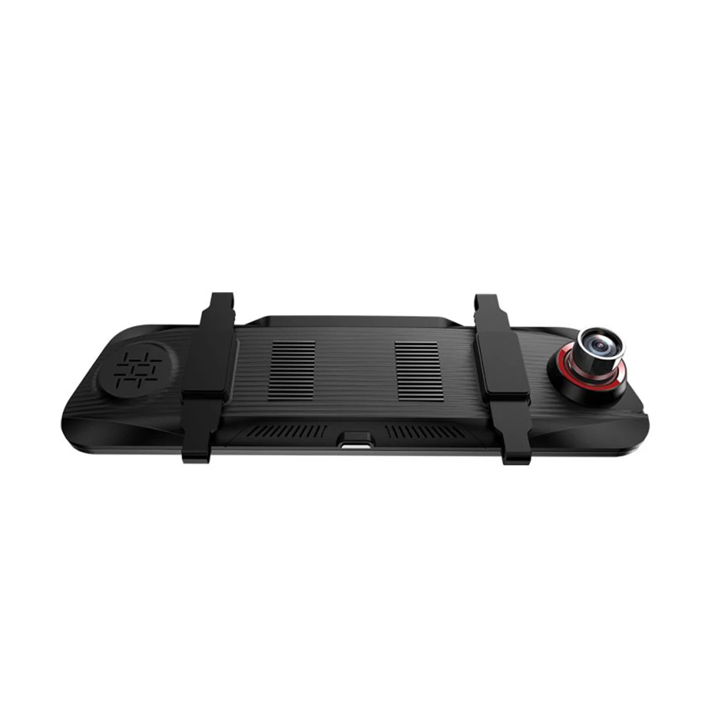 9.66 Inches 1080P Car Camera Recorder Rear Mirror DVR Camcorder Wide Angle Vehicle View Backup |