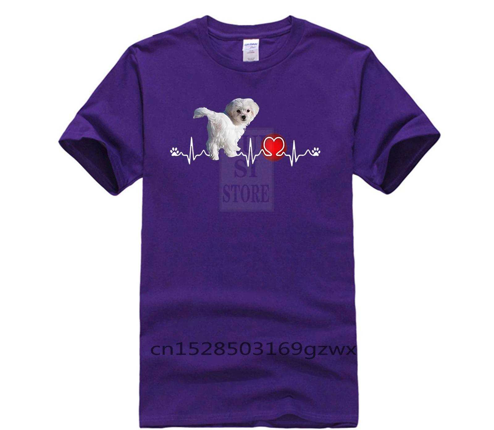 

100% Cotton fashion summer mens t shirt for men Beating puppy short sleeve tshirt