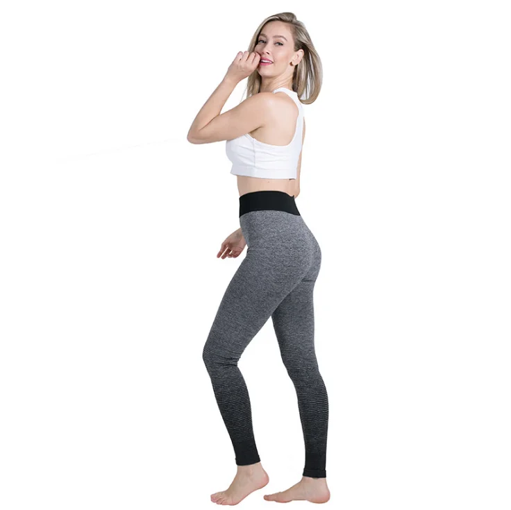 

BohocotoL 2020 European and American women's new sports hips classic gradient yoga pants fitness leggings