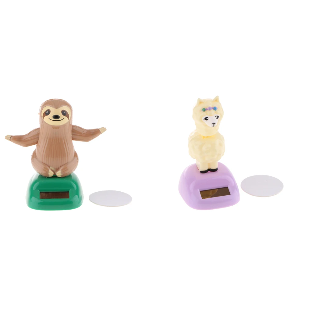 2 шт. автомобильная игрушка вибратор на солнечной батарее|Статуэтки и миниатюры| |