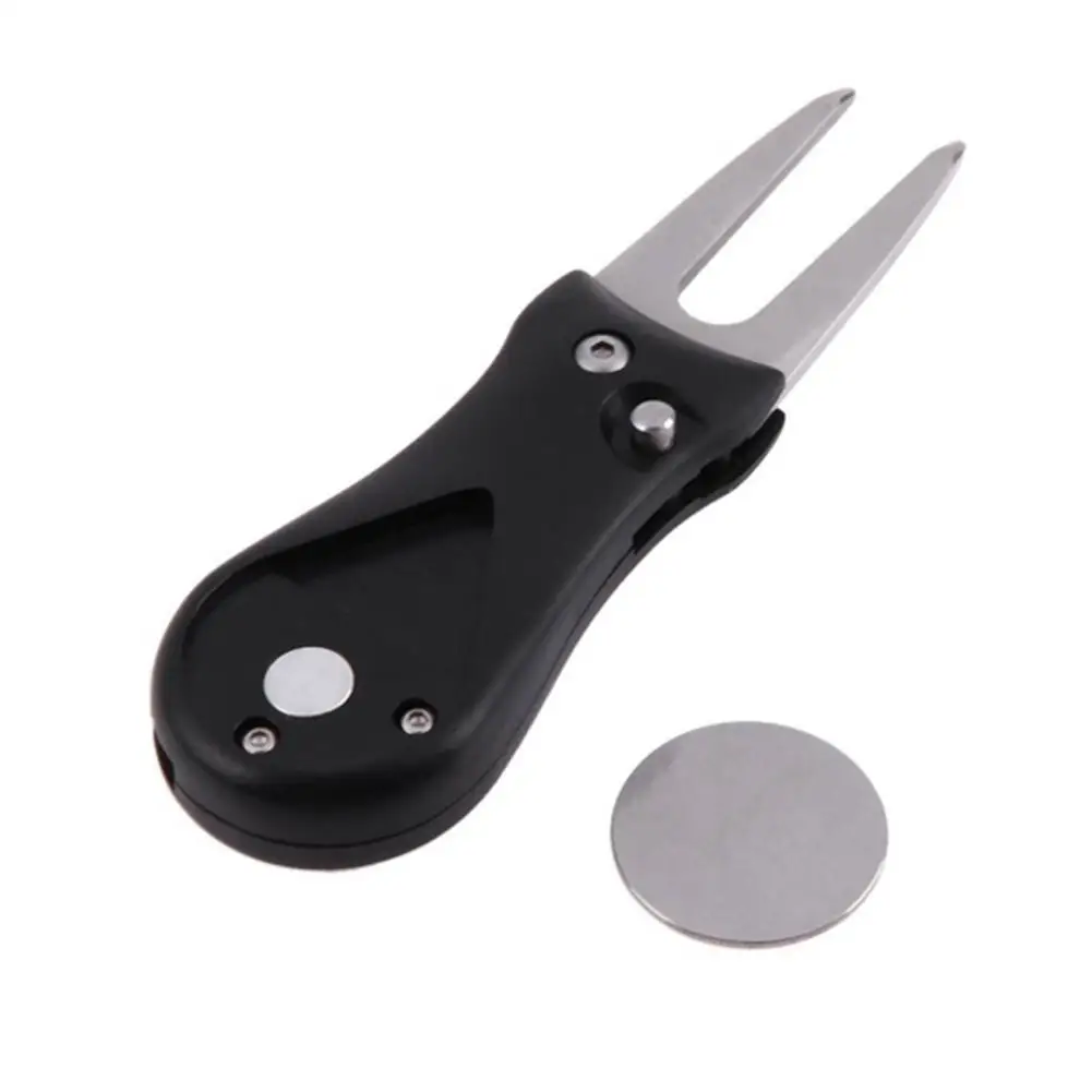 

1 Pcs Steel Golf Repair Switchblade Tool Pitch Fork Pitchfork Accessories Golf Putting Golf Cleaner Groove Dropship G Q6Z8