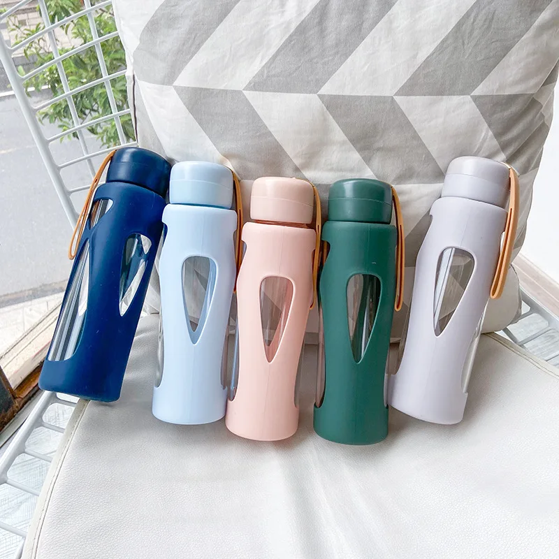 Бутылка для сока с крышкой многоразовые дорожные портативные бутылки воды