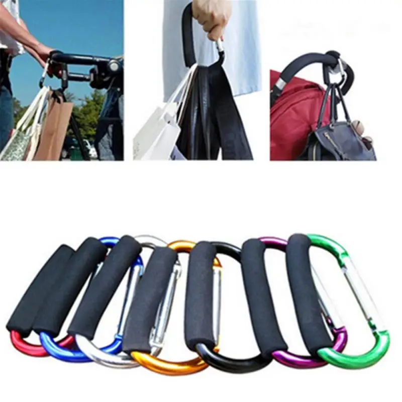 

Алюминиевый крючок для детской коляски, сумки для покупок, для коляски крючков для крепления на коляске, прочные аксессуары для детских кол...
