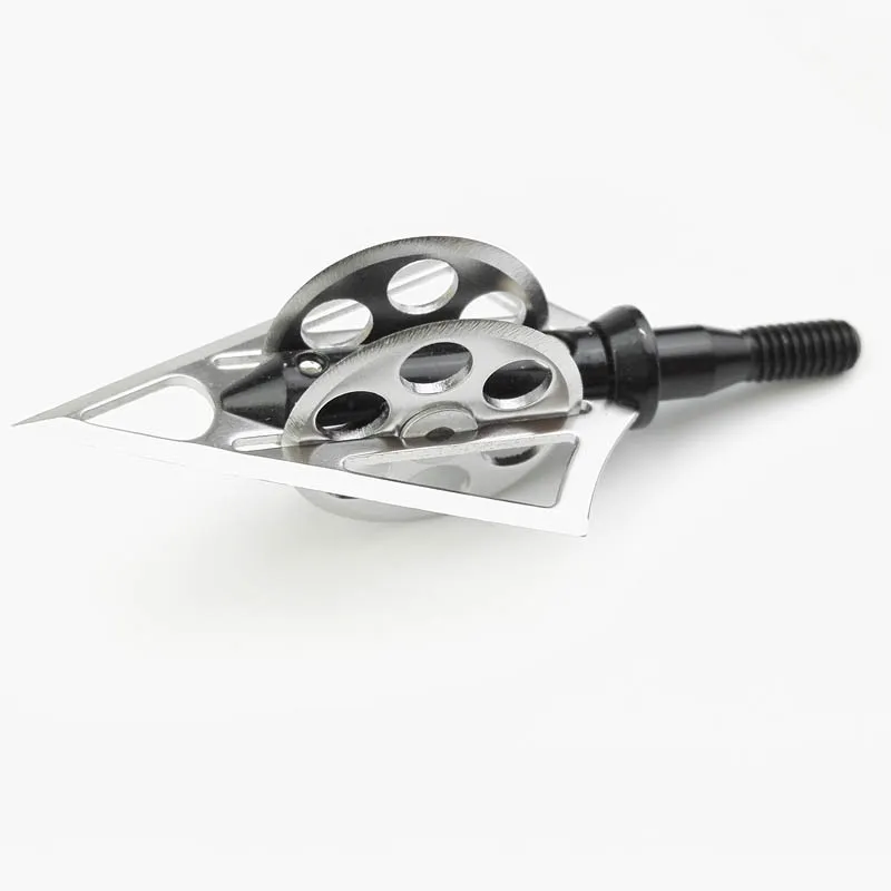 3 шт. стрельба из лука Broadheads 100 зерно наконечники стрел 2-очистительные полосы наконечники стрелы для блочного Лука и наконечники стрелы для арбалета аксессуары