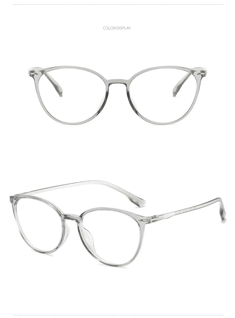 Cat Eye Clear Lens Women Optical Eyewear Myopia Spectacle Glasses-0.5-1.0-1.5-2.0-2.5-3.0-3.5-4.0-4.5-5.0-5.5-6.0