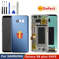 Replacement For SAMSUNG Galaxy S8 PLUS LCD Display G955u G955 G955n Digitizer Touch Full Screen G955fd Back Cover Repair Tools