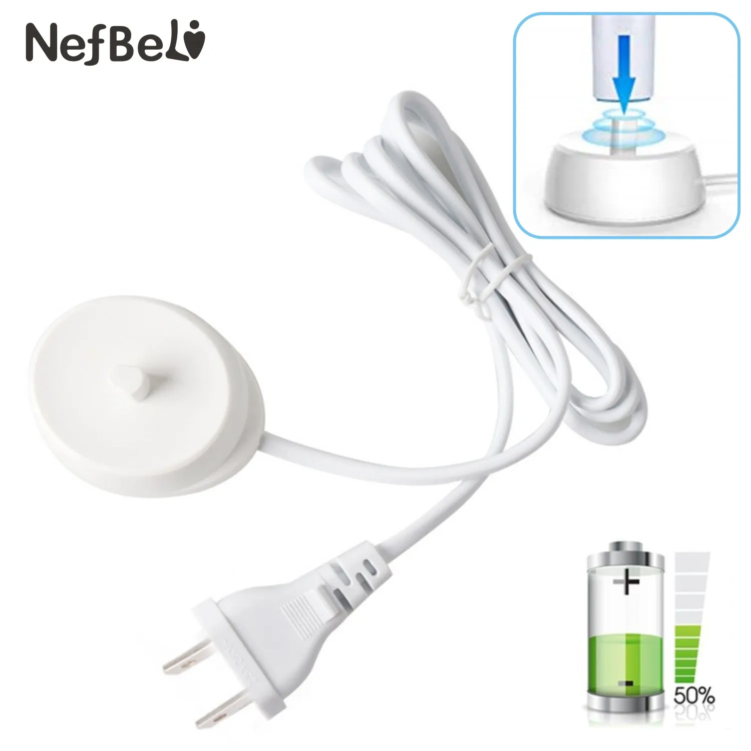 Сменное зарядное устройство для электрической зубной щетки модель 3757 110-240 в