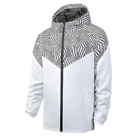 camouflage hooded mens jacket light breathable outdoor casual woven tracksuit for all seasons