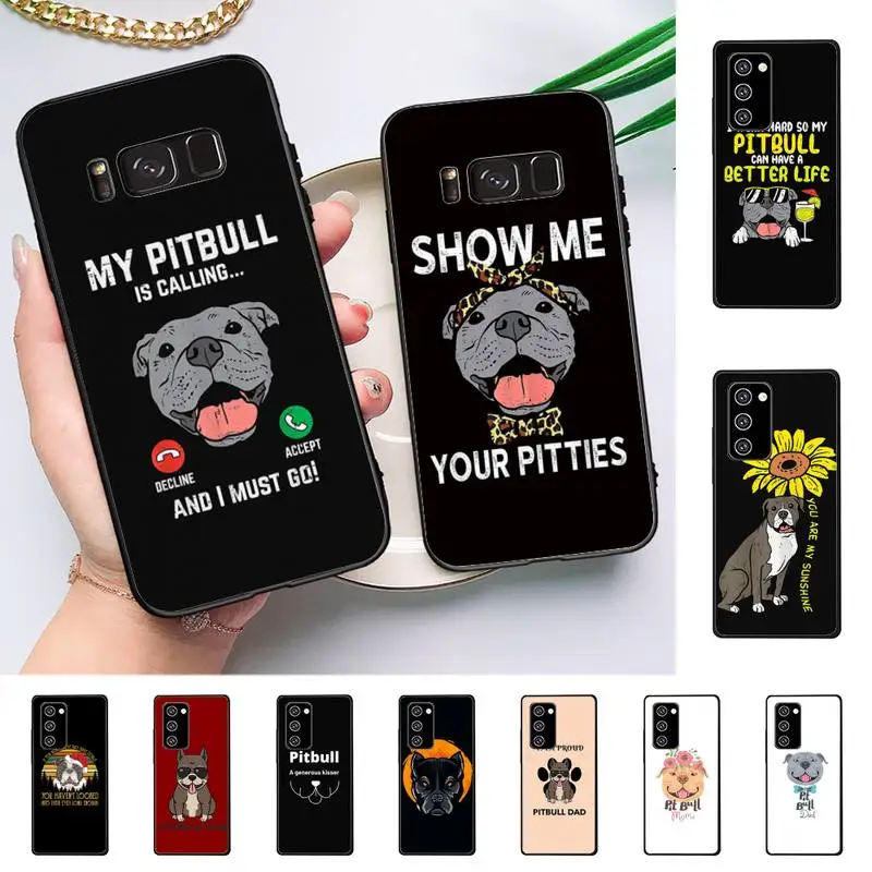 

Yinuoda Pit Bull Lovely Pet Dog Pitbull Phone Case for Samsung Note 5 7 8 9 10 20 pro plus lite ultra A21 12 72