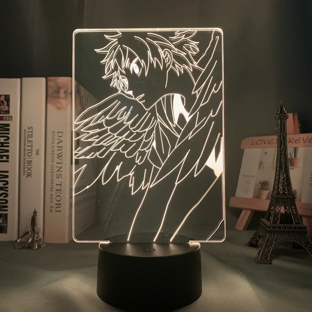 Акриловый светодиодный ночсветильник Аниме Haikyuu Shoyo Hinata фигурка для детской