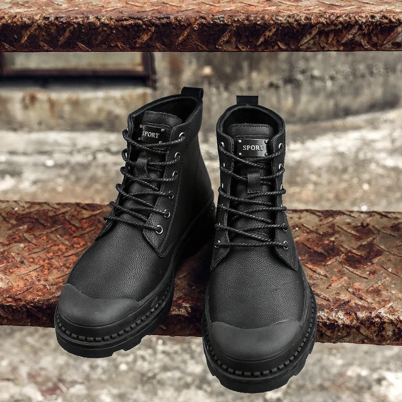 AODLEE/мужские зимние ботильоны с плюшем на меху теплые Полуботинки Повседневная