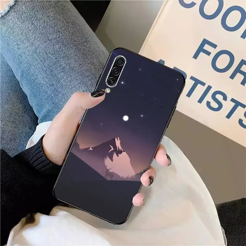 

Aesthetic art mountain scenery Phone Case For Samsung galaxy A S note 10 7 8 9 20 30 31 40 50 51 70 71 21 s ultra plus
