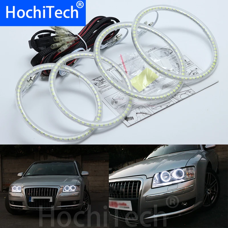 Для Audi S8 второго поколения 2002-09 Авто Стайлинг ультра яркие красные/зеленые/Белый