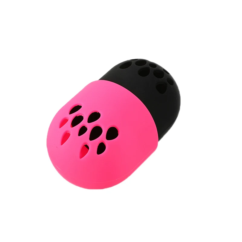 Мягкий держатель для пудры из силикона, яйцо для отображения пуховки для макияжа, сушилка для красивой губки, подставка для косметических инструментов во время путешествий.