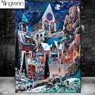 Пазлы большого размера 5D, алмазная вышивка сделай сам, картина из стразов, картина из страшного замка, мозаика, наборы для вышивки крестиком, Новый домашний декор