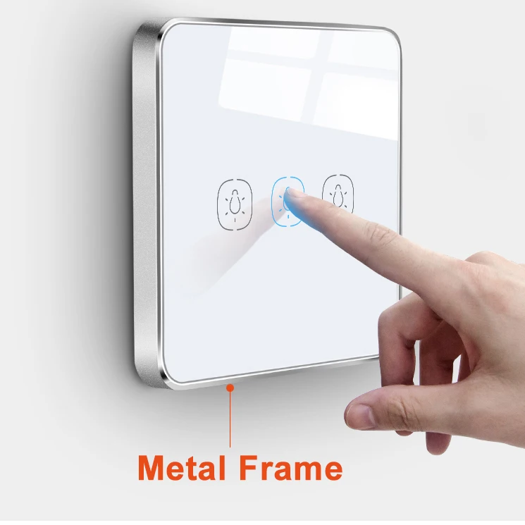 Tuya ZigBee переключатель без нейтрального провода работает с TuYa ZigBee концентратор сенсорный переключатель наклейка Smart Life приложение управление питание от TuYa