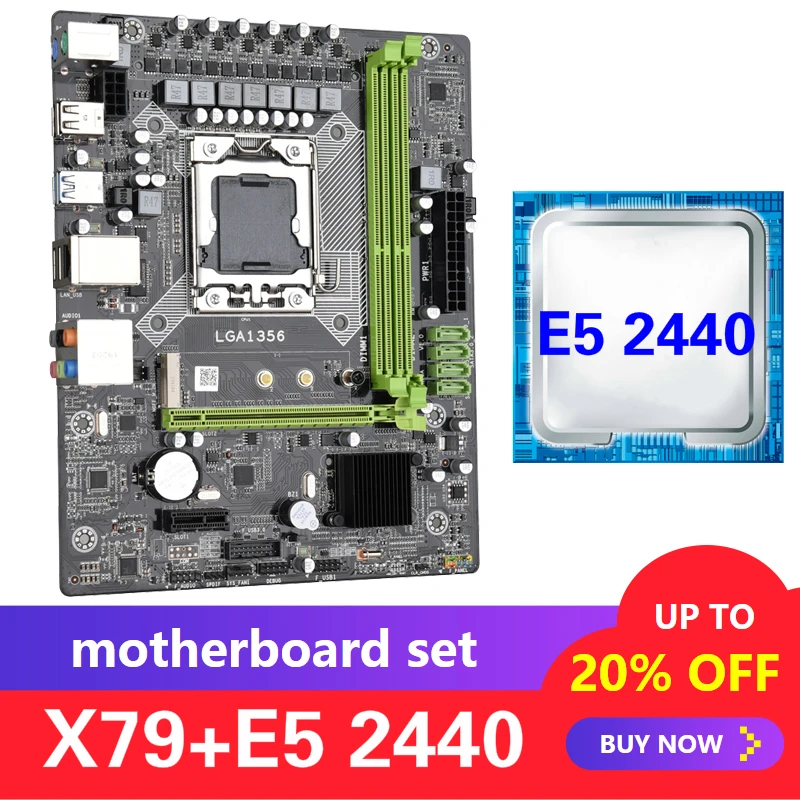 Комплект материнской платы Kllisre X9 с поддержкой Xeon LGA 1356 E5 2440 DDR3 память ECC Reg
