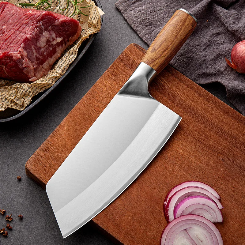 Нож шеф-повара для мяса из нержавеющей стали в подарочной коробке | Дом и сад
