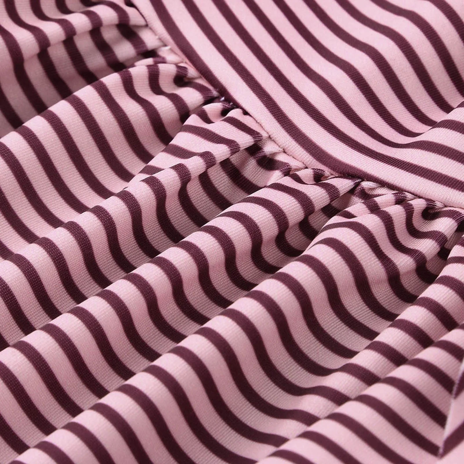 Слитный купальник с принтом в полоску женский для беременных купальный костюм