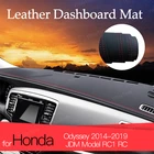 Для Honda Odyssey 2014-2019 JDM модель RC1 RC2 замшевый кожаный коврик для приборной панели коврик для стайлинга автомобиля