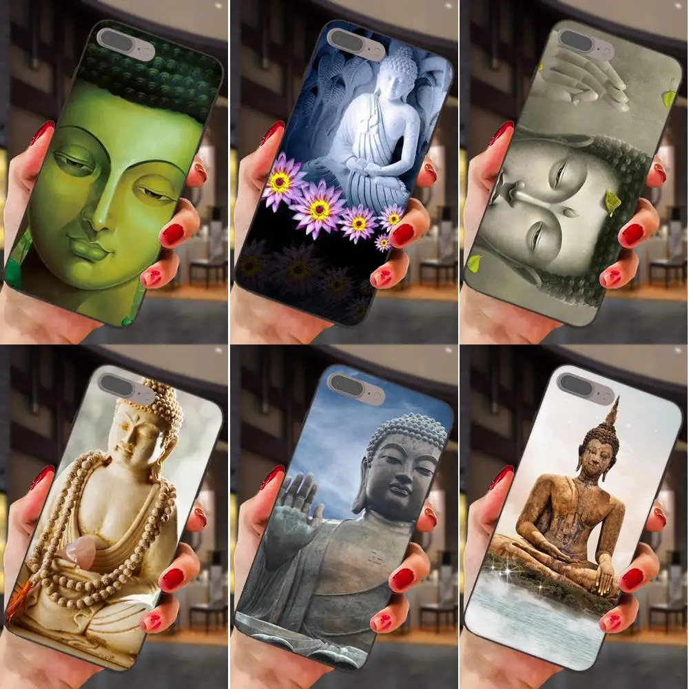 Мягкий Оригинальный чехол Budha Face для Huawei Y3 Y5 II Y6 Y7 Y9 nova 2 Plus 2S 3i 4 4e Lite Prime 2017 2018