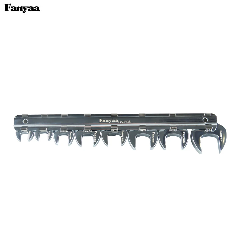 Fanyaa Hand Tool 3/8 Inch Drive Crowfoot Imperial Wrench Set 8-Piece Opening Size - 5/8 7/8 Made In Taiwan |