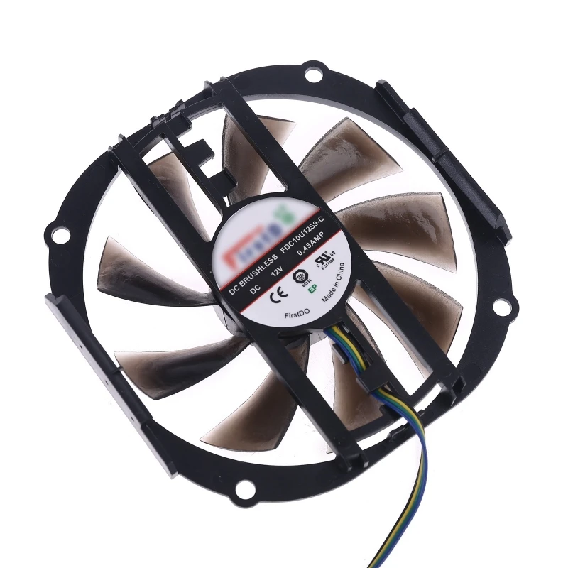 

2pcs 95mm 4gb 2048SP GPU Cooler Cooling Fan for Yeston RX480 570 580 Graphics Card Fan