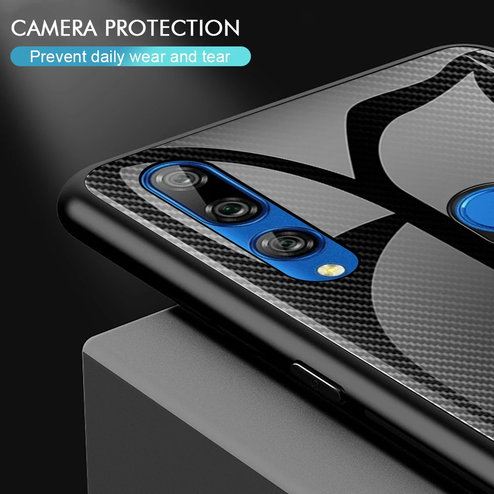 Чехлы из закаленного стекла для Huawei Honor 9X Pro 20 Lite 8X градиентный стеклянный чехол