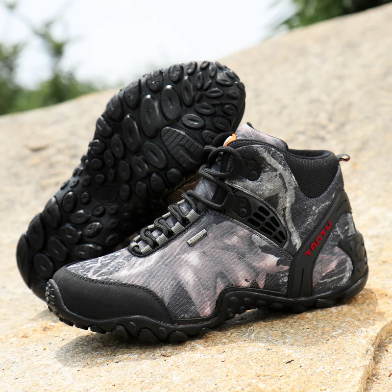 RUIFF Спорт на открытом воздухе горный треккинг обувь охотничьи ботинки кожаная