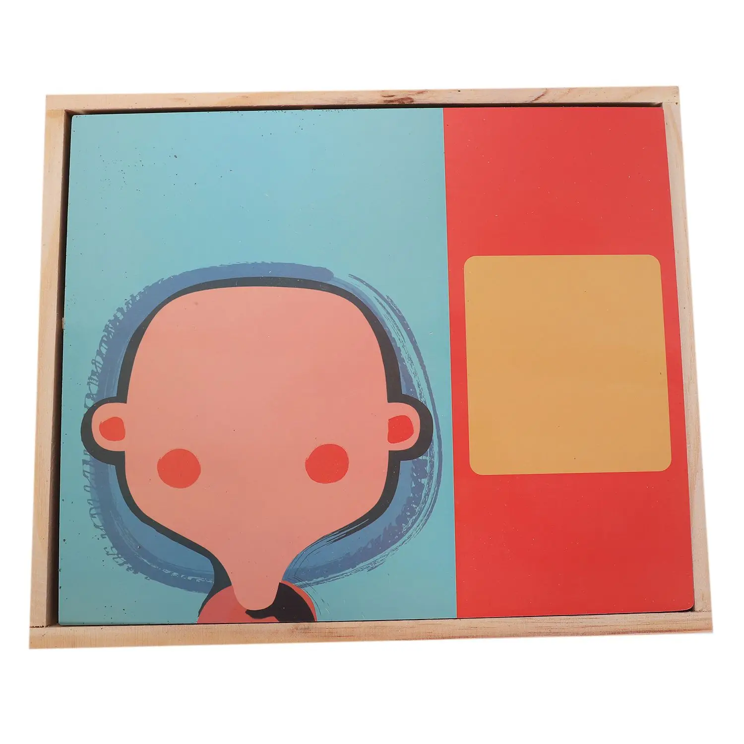 DIY магнитная головоломка для лица Особенности Лица Игра младенец раннее развитие