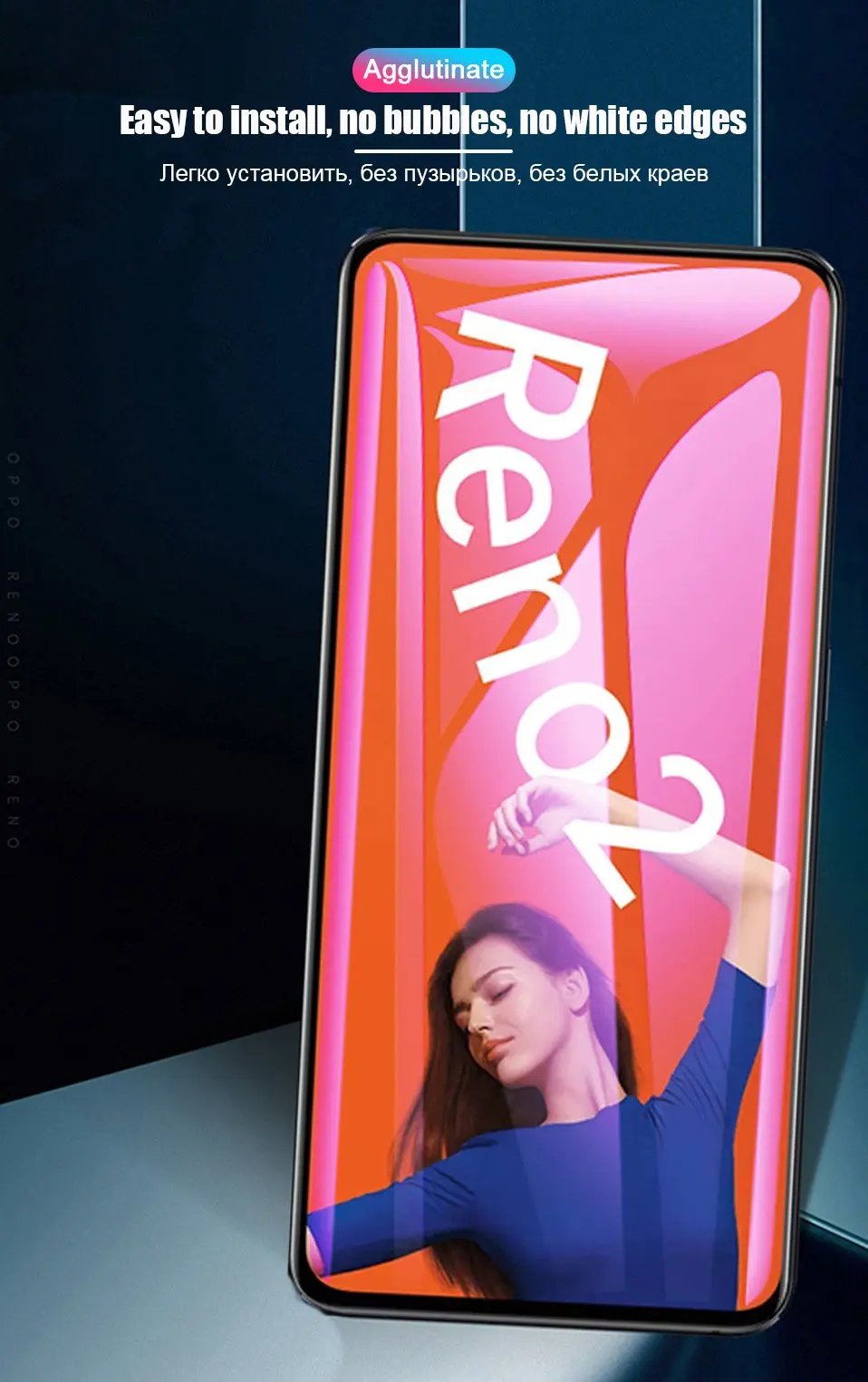 6D закаленное стекло для OPPO Reno 2Z 2 Reno2 Z Защитное стекло для экрана полное покрытие для OPPO Realme 5 Pro X Q C2 A9 AX5S пленка