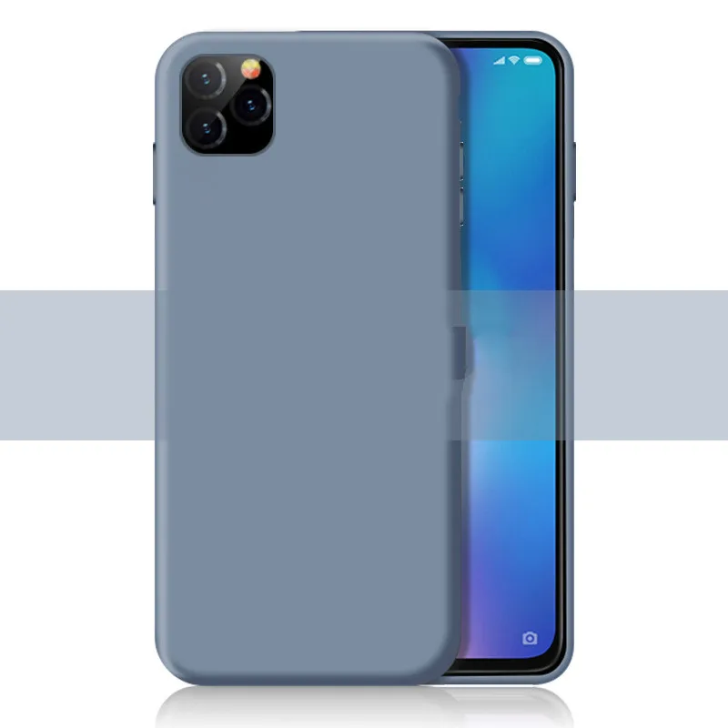 Phone Case For iPhone 11 Pro iphone 7 8 Plus 6 6S Silicone Liquid Original Cover XS Max XR X Cases | Мобильные телефоны и