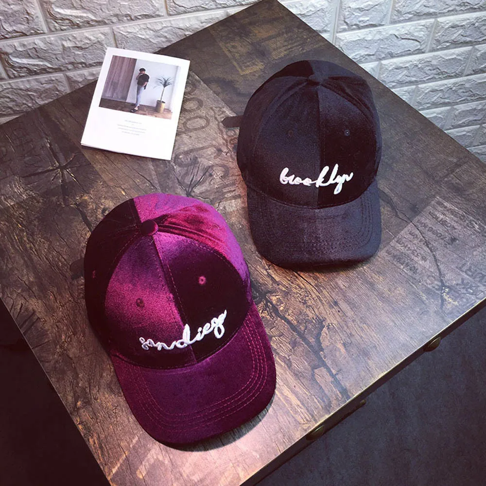 

Women Men Couple Embroidery Baseball CapS Unisex Snapback Hip Hop Flat Hat #15