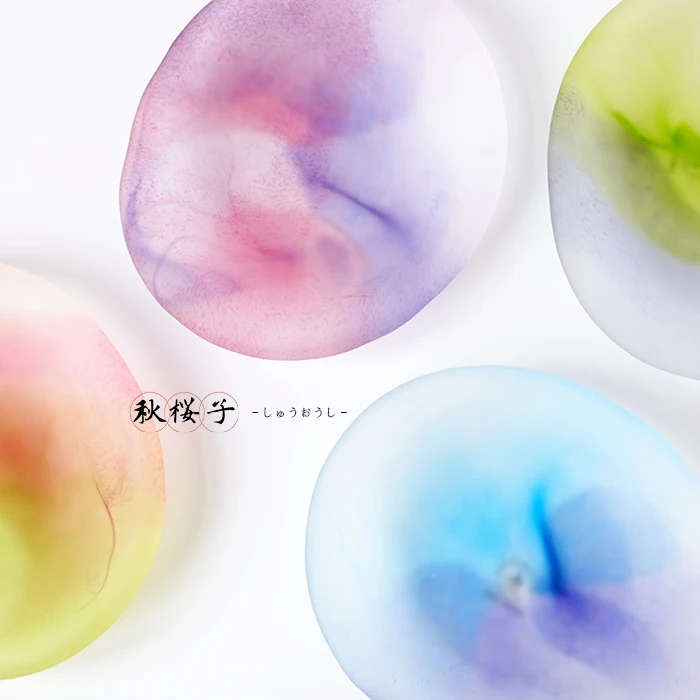 

Японский импортный Beiyi нитрат цвет элегантное матовое стекло маленькая тарелка блюдо аппетита 4 цвета s