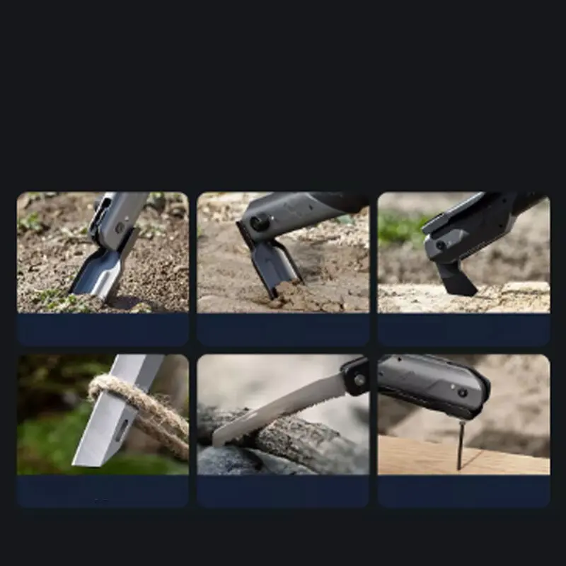 Складная лопата из алюминиевого сплава Походный нож со встроенным ножом