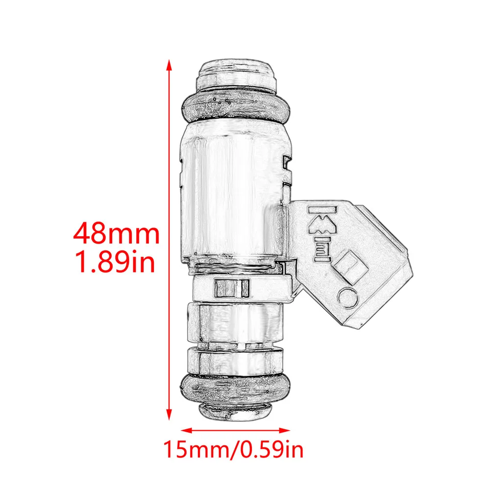Двигатель инжекторного клапана двигателя мотоцикла 1 шт. OEM IWP181 топливный