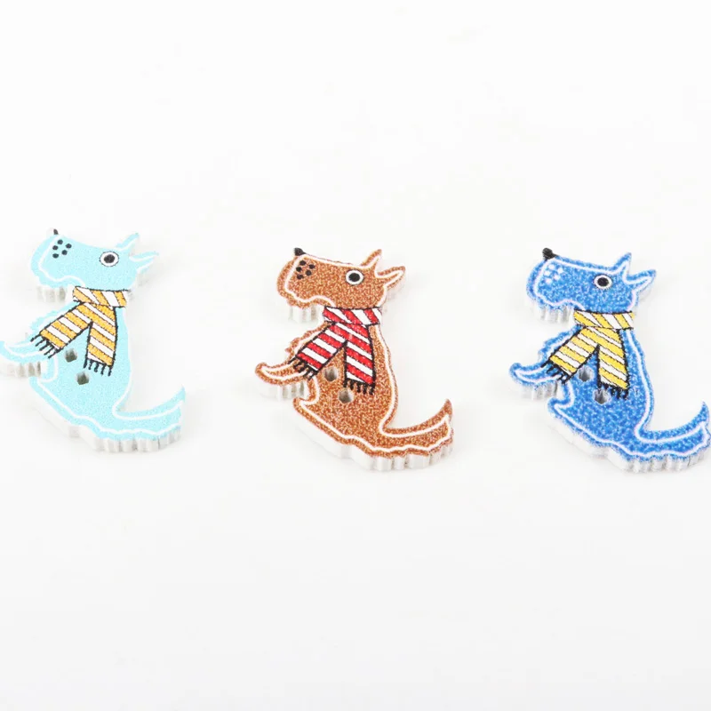 30 шт. деревянные пуговицы для скрапбукинга 25 х28 мм | Дом и сад