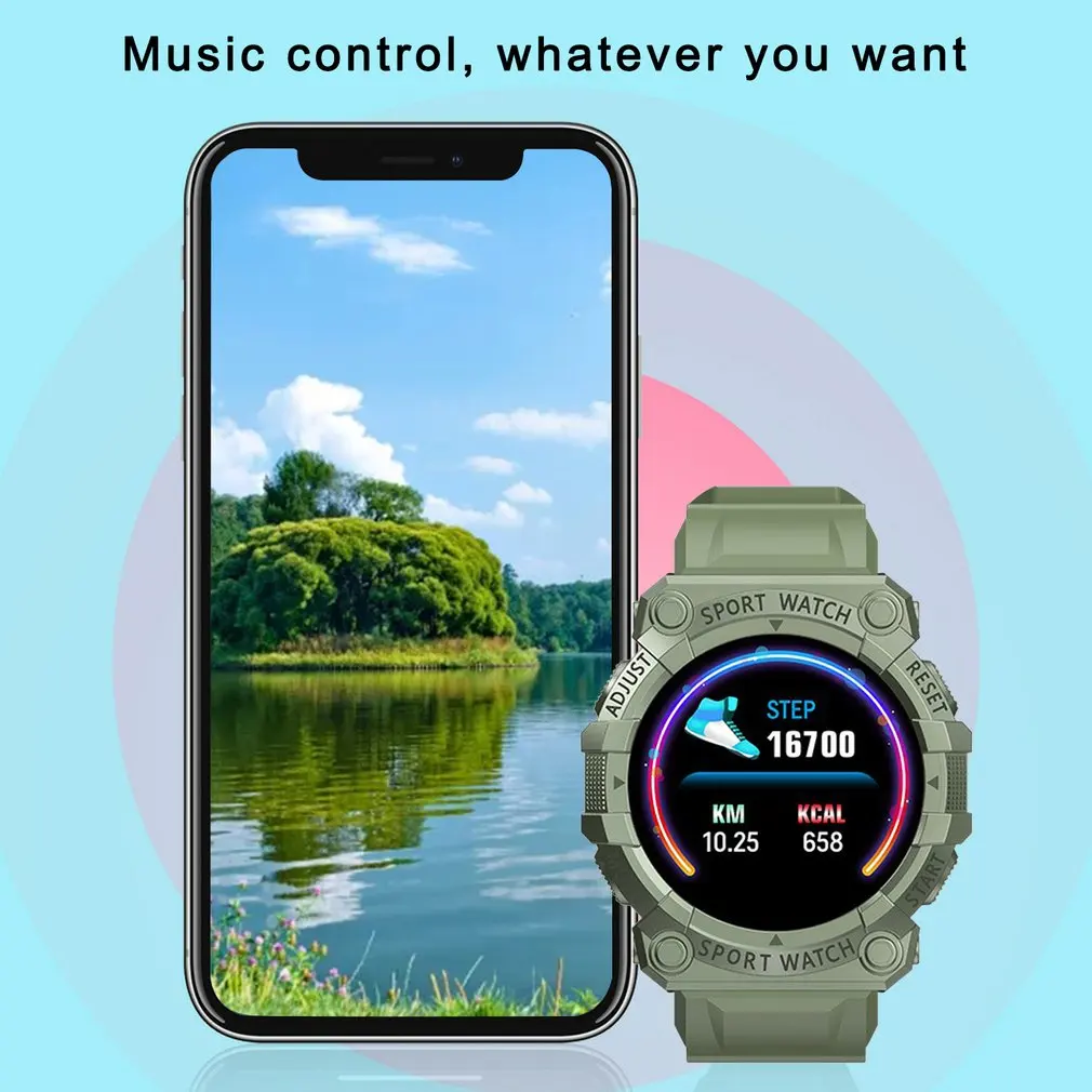 

Smart Watch Men Women's Smartwatches Heart Rate Wireless Fitness Wristwatch Sport Smartwatch