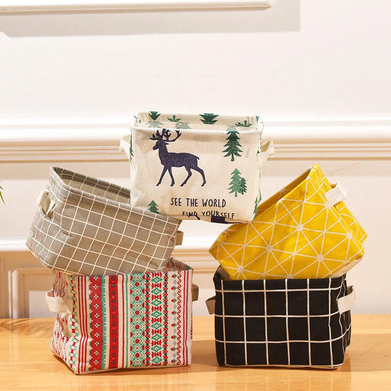 

Desktop storage basket sundries underwear toy storage box cosmetic book storage box stationery box laundry basket