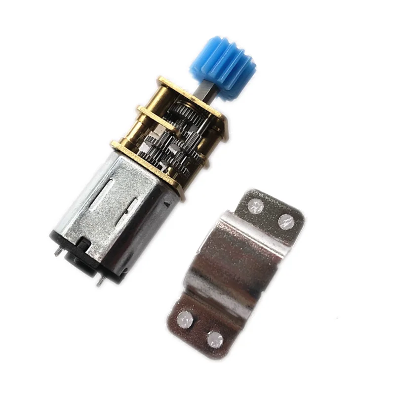 N20 DC Шестерни мотор DIY робот крутящий момент 3V-12V 15T + Железный кронштейн |