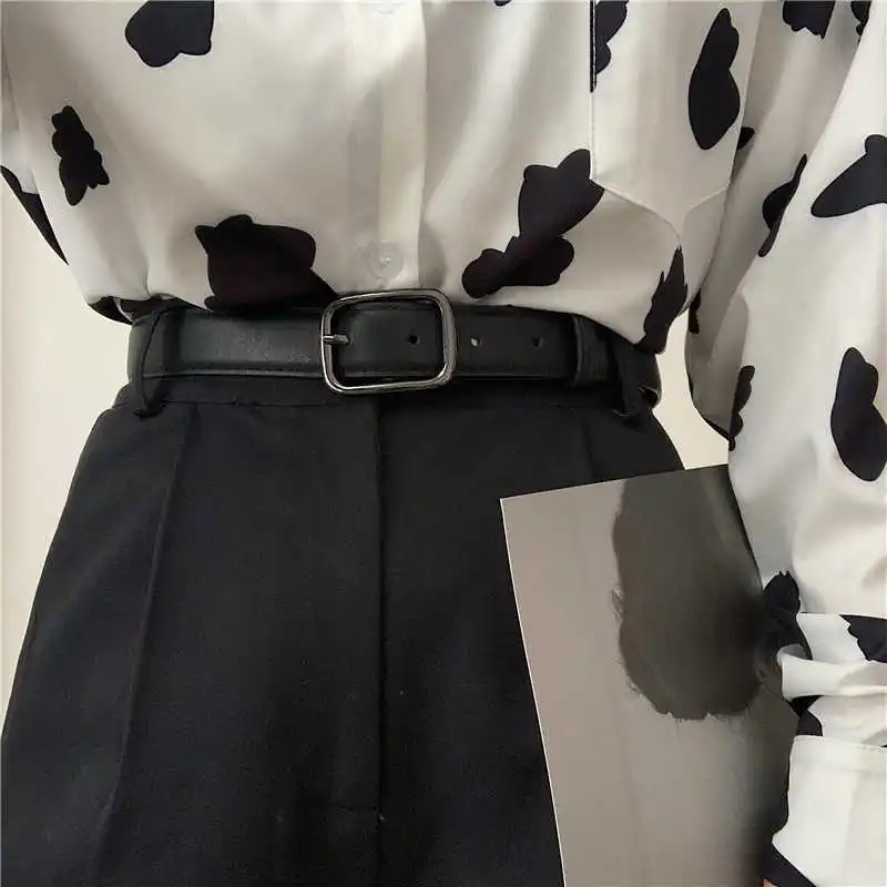 

Простой женский Универсальный Молодежный корейский стиль модный Индивидуальный Джинсовый пояс для мужчин