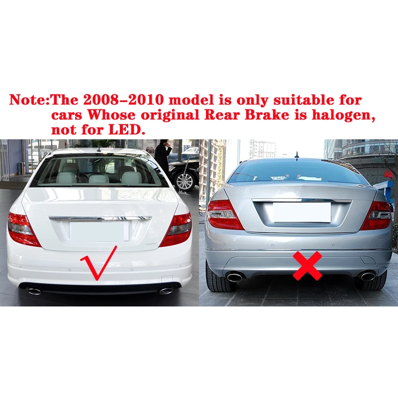 Задние стоп-сигналы для Benz C-class W204 C180 C200 C220 C250 C260 C280 C300 модификация и ремонт