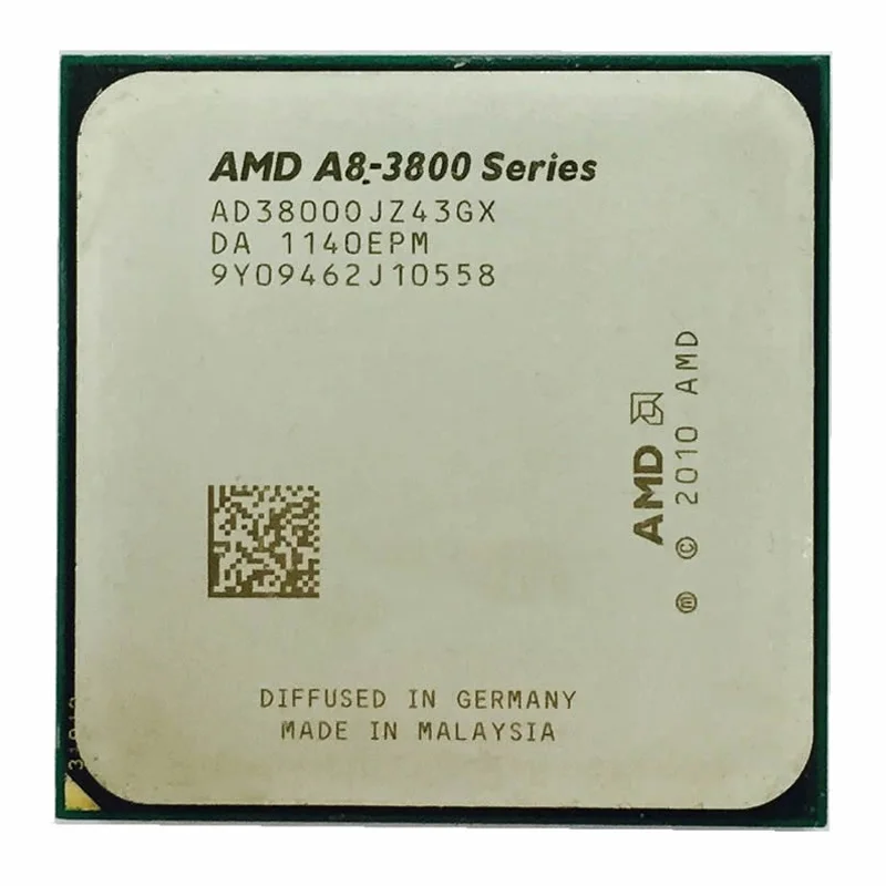 

Original CPU for AMD A8 3800 / A8 3820 / A8 3850 / A8 3870 Quad-Core Socket FM1 Desktop CPU Processor