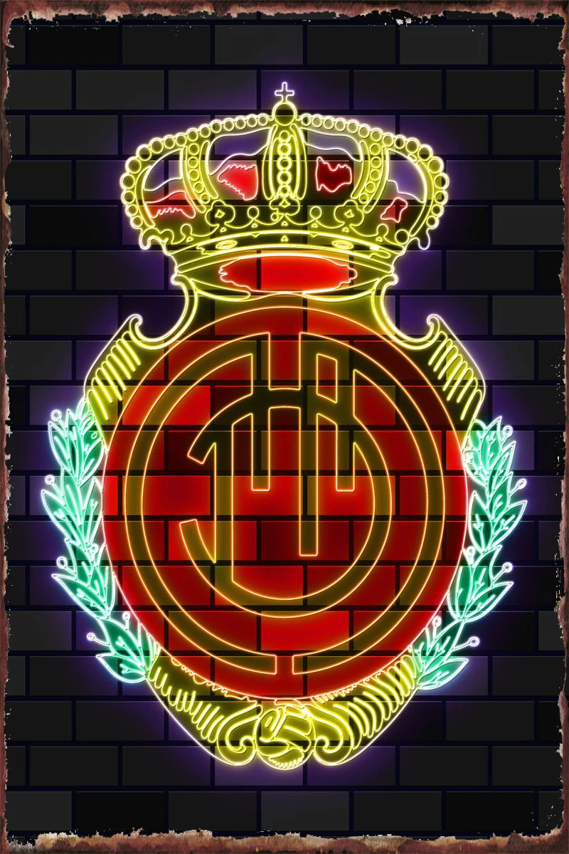 RCD Mallorca neon sign Vintage Metal Sign Tin Sign Tin Plates Wall Decor Room Decoration Retro For Club Man Cave Cafe Pub Home
RCD Mallorca neon sign Vintage Metal Sign Tin Sign Tin Plates Wall Decor Room Decoration Retro For Club Man Cave Cafe Pub Home