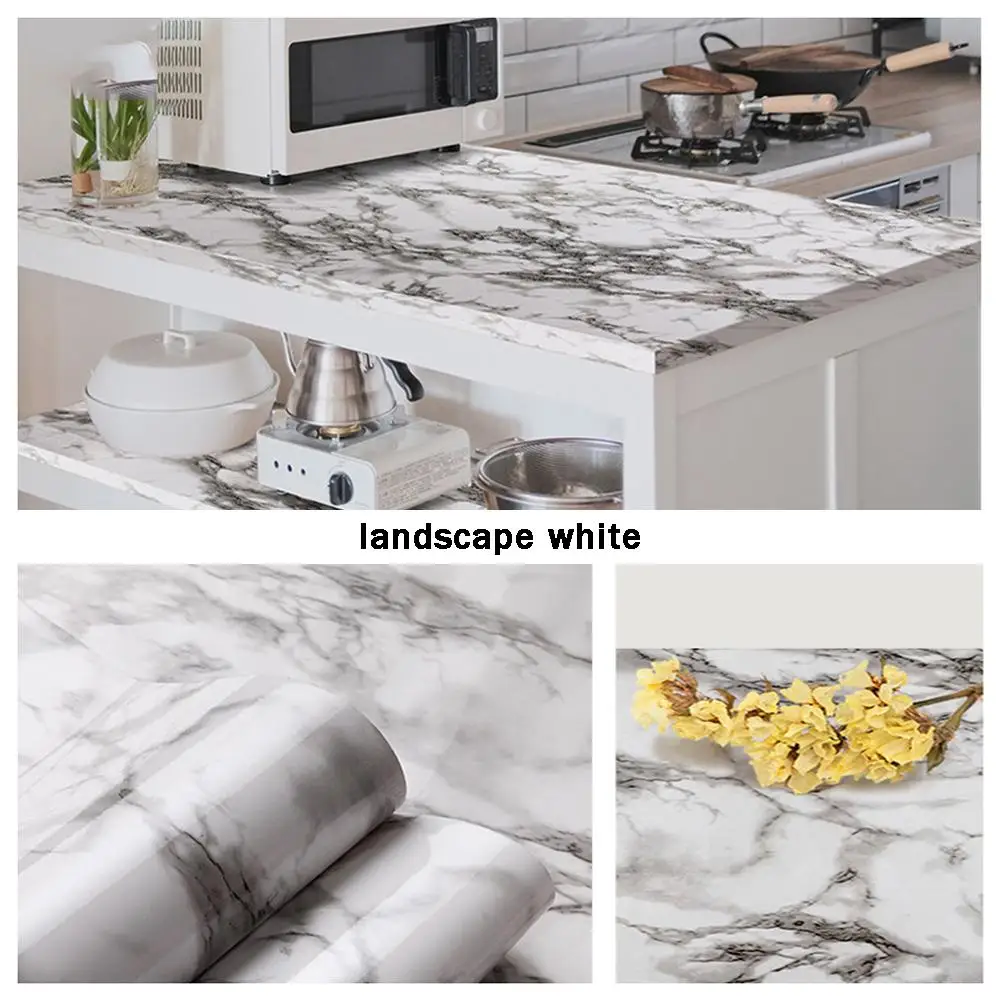 Водостойкие мраморные обои из ПВХ самоклеящиеся виниловые с деревянным