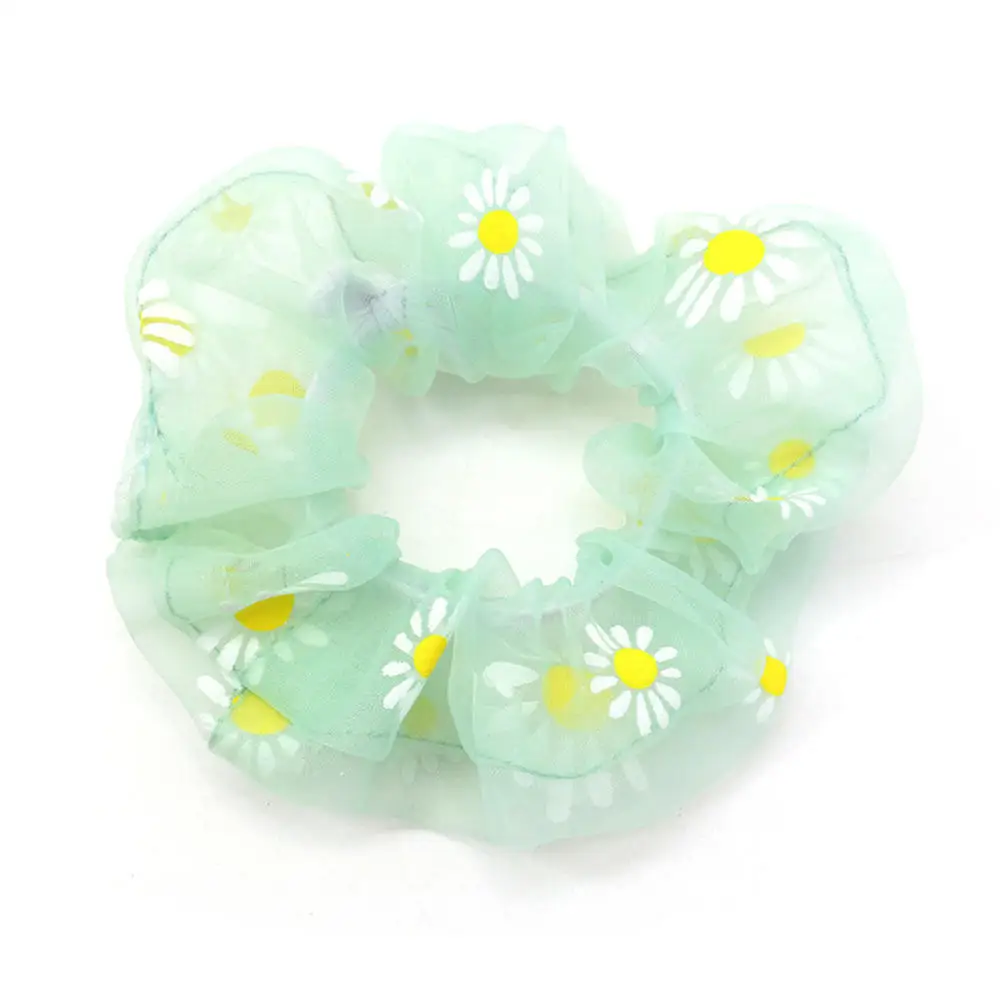 1 шт. для женщин и девочек Прозрачная сетка Вышитые Маленькая Маргаритка ободки