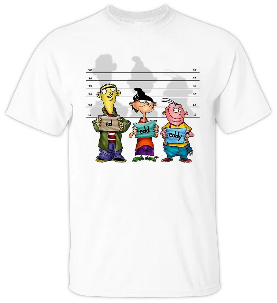 Футболка с рисунком Ed Edd n Eddy V2 Danny Antonucci 1999 все размеры s S-3XL свободные футболки |