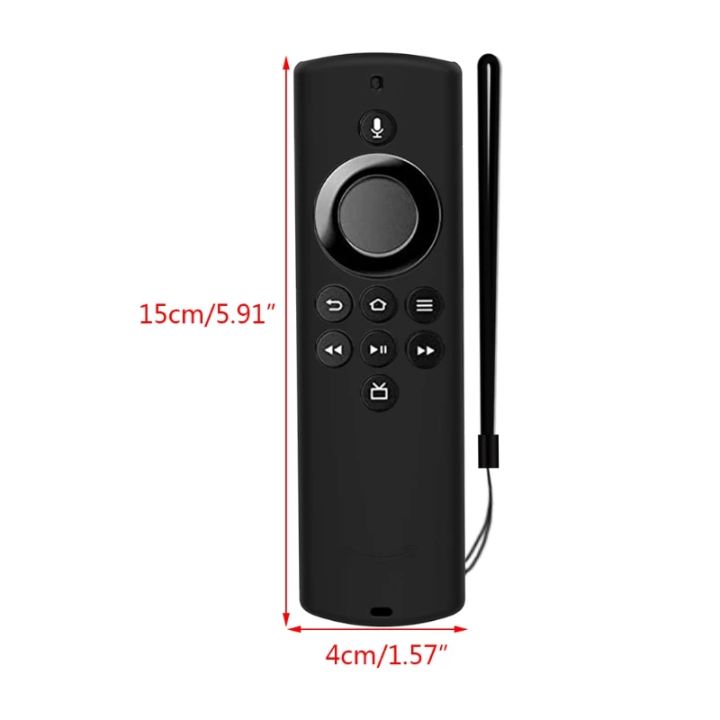

Dustproof Soft Silicone Case Remote Control Protective Cover for Fire TV Stick Lite 2020 -Alexa Voice Remote Lite